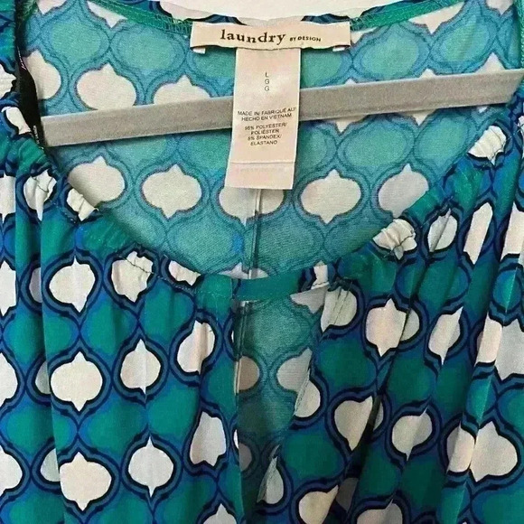 NWT- Laundry by design Womens tie waist dress size large - Picture 2 of 3